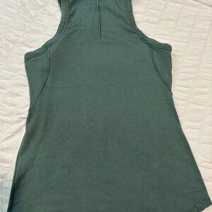 lululemon athletica Moss Green Ribbed Tank